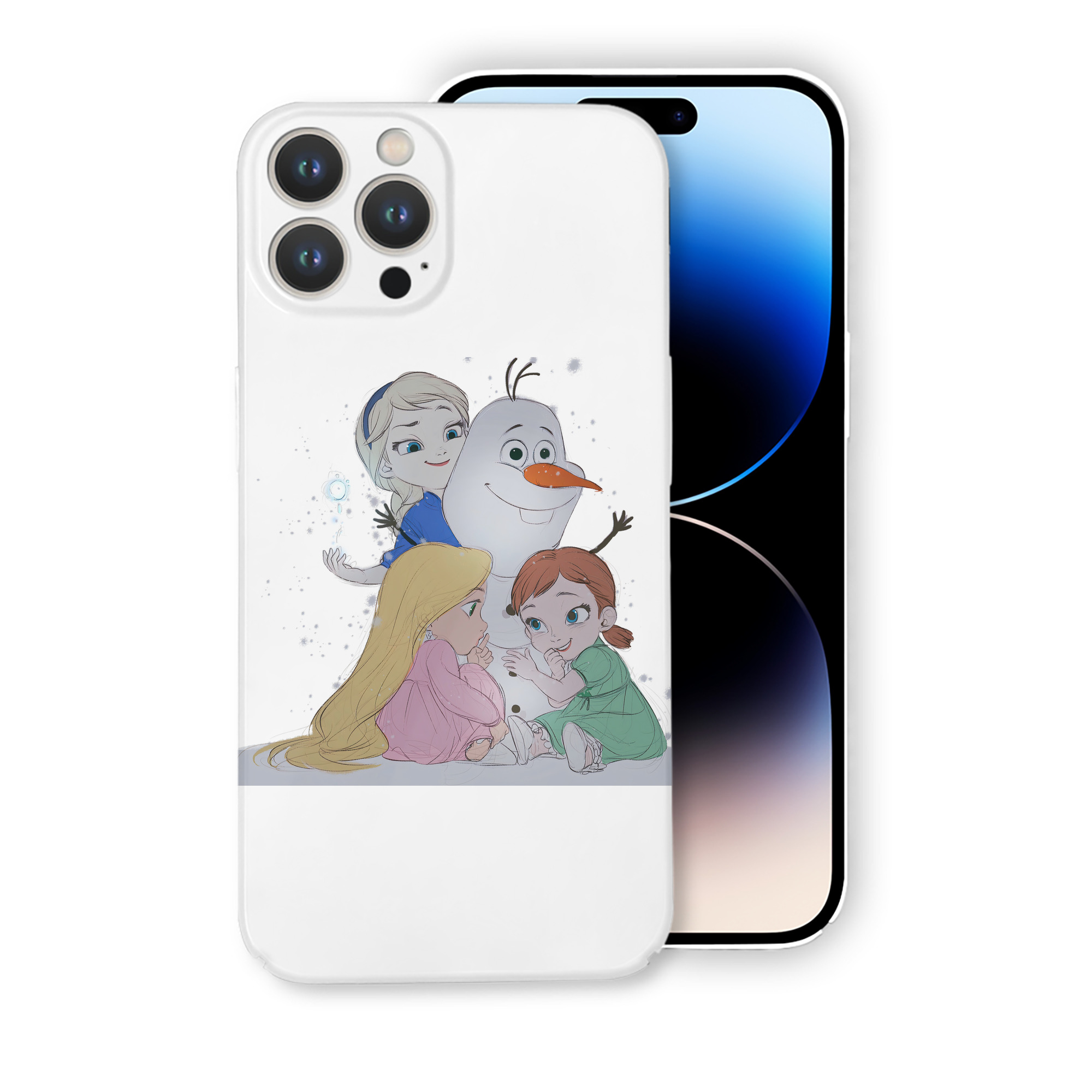 （画像用） アナと雪の女王 アンナ エルサ Frozen Anna Elsa 【iPhone 14シリーズ対応】ハードケース